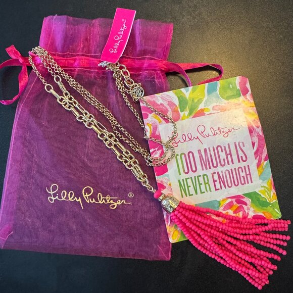 NWT- Lilly Pulitzer Beach Breeze Necklace - Picture 1 of 3